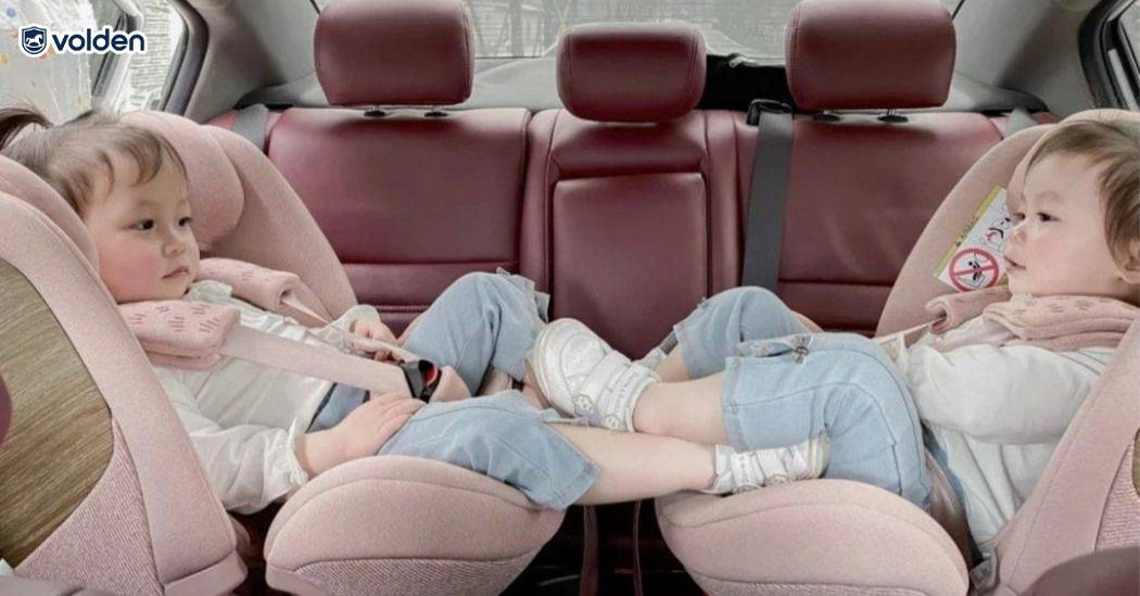 Lợi ích của việc sử dụng ghế ngồi ô tô cho bé ba mẹ cần biết 4 Cha mẹ an tâm lái xe khi bé được cố định an toàn trên ghế riêng