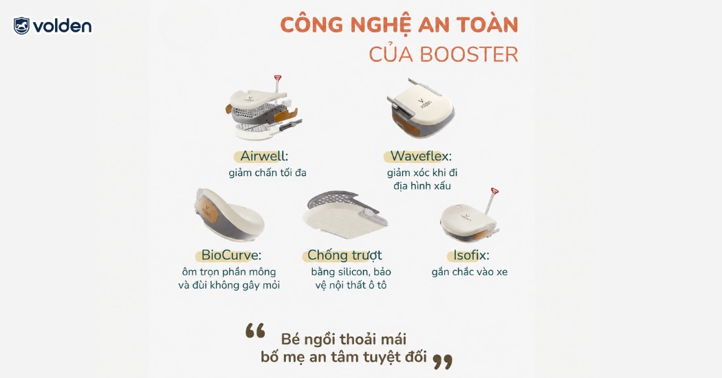 Ghế nâng Booster dành cho bé gái: An toàn, xinh xắn và tiện lợi 6 Ưu điểm nổi bật của Booster Volden so với sản phẩm khác