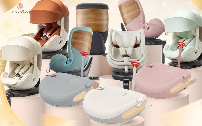 Mẹo chọn sản phẩm trẻ em thiết kế đẹp và an toàn cho bé 6 Ghế ngồi ô tô Maple&co