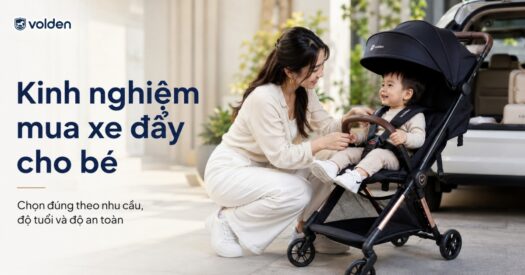 Những kinh nghiệm mua xe đẩy cho bé phù hợp và dễ ưng ý