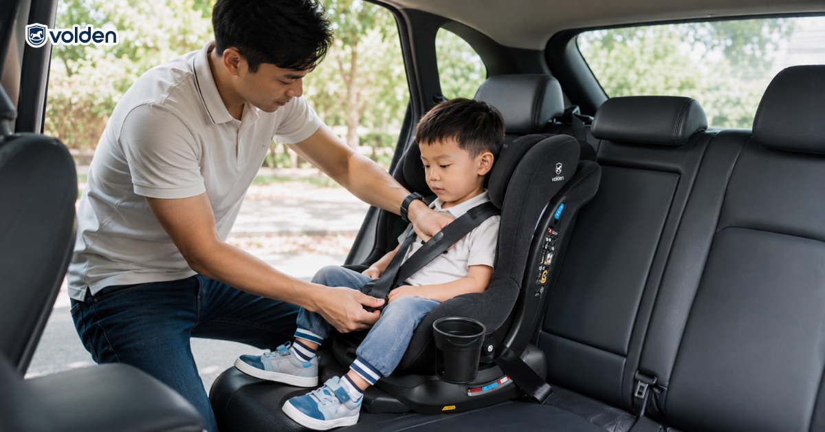 Xe không có ISOFIX thì phải làm sao? Cách lắp ghế an toàn 4 Xe không có ISOFIX lắp ghế trẻ em được không?