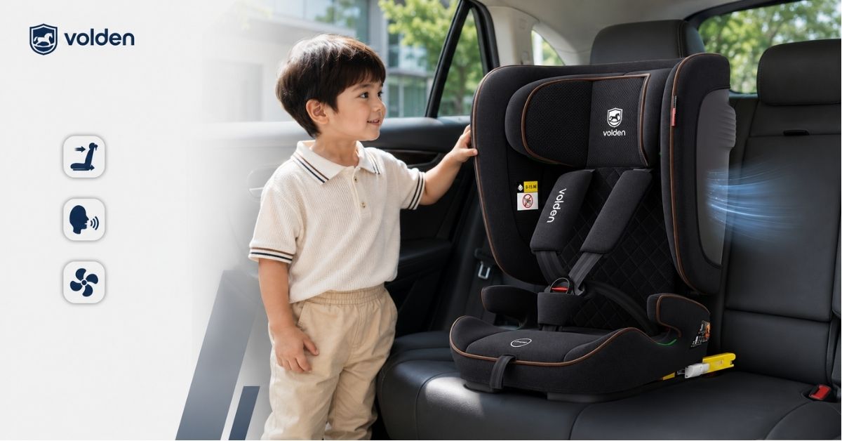 Top 5+ Ghế Ngồi Ô Tô Cho Bé 4 Tuổi An Toàn, Tốt cho bé 2026 12 Ghế ngồi ô tô cho bé 4 tuổi Volden Kid Airvoice