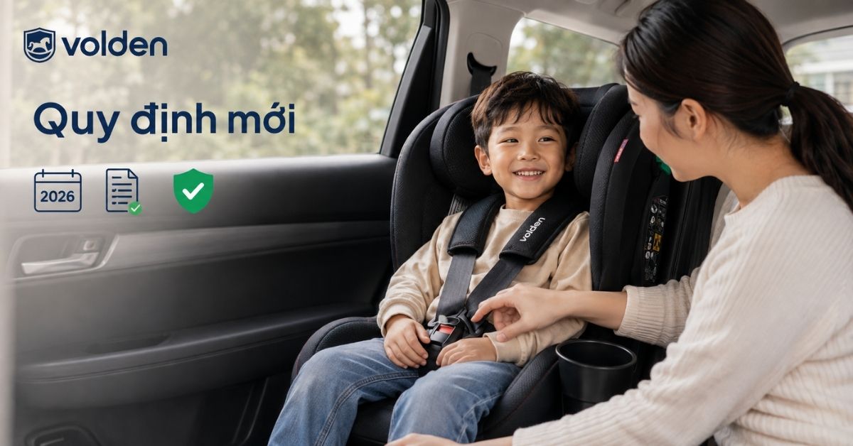 Top 5 Ghế Ngồi Ô Tô Cho Bé 5 Tuổi An Toàn, Đạt chuẩn 2026 10 Quy định mới về ghế ô tô cho trẻ 5 tuổi tại Việt Nam