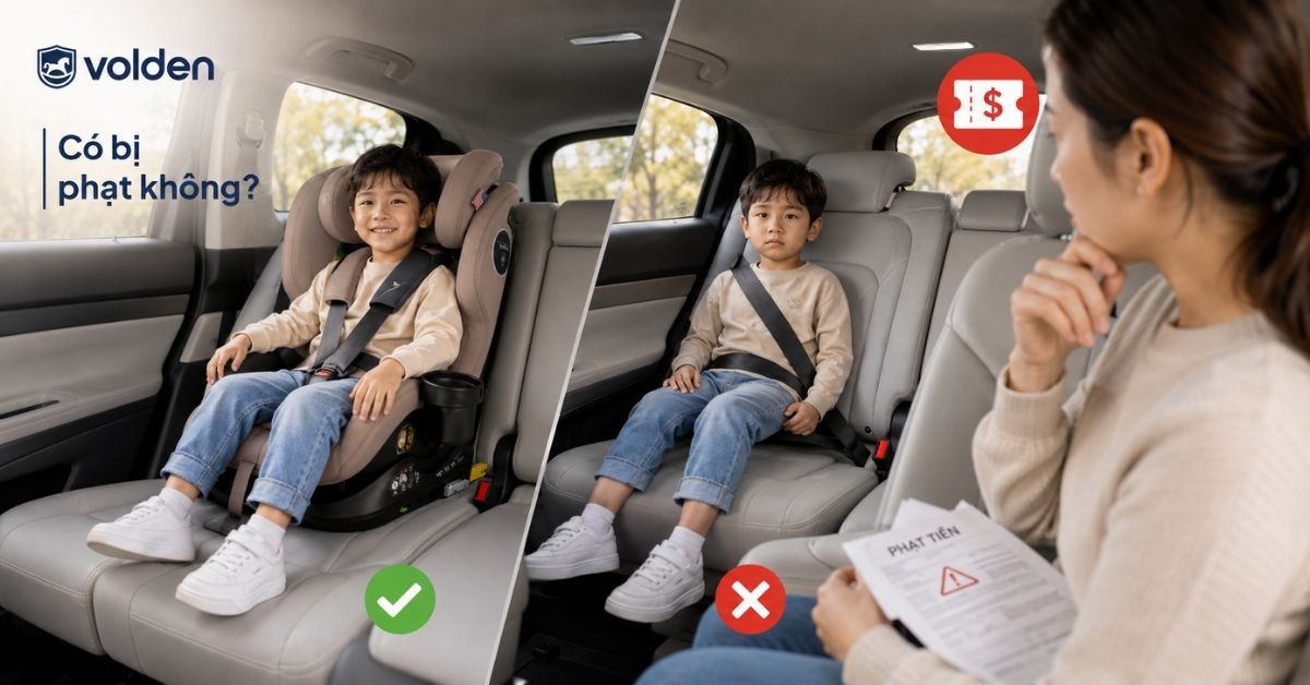 Top 5 Ghế Ngồi Ô Tô Cho Bé 5 Tuổi An Toàn, Đạt chuẩn 2026 11 Trẻ 5 tuổi không ngồi ghế an toàn có bị phạt không?