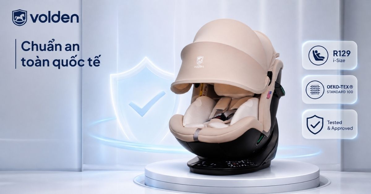 Top 5 Ghế Ngồi Ô Tô Cho Bé 5 Tuổi An Toàn, Đạt chuẩn 2026 12 Ghế ô tô đạt chuẩn an toàn quốc tế