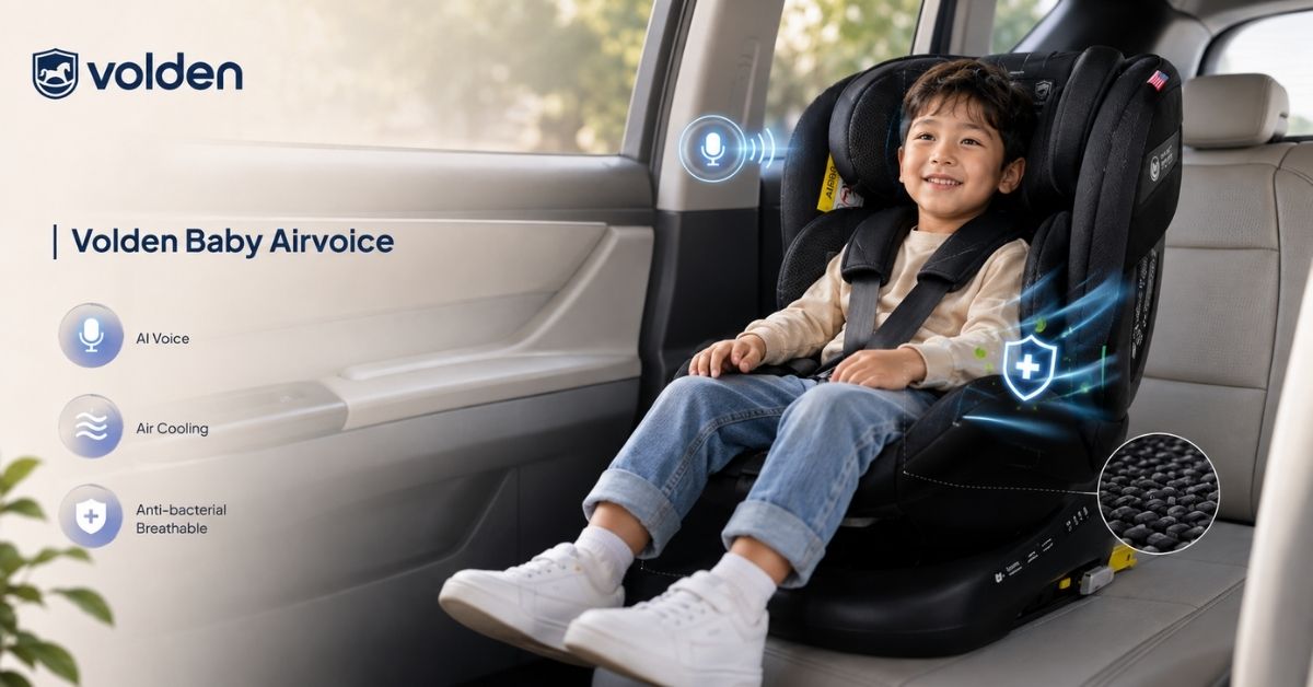 Top 5 Ghế Ngồi Ô Tô Cho Bé 5 Tuổi An Toàn, Đạt chuẩn 2026 15 Ghế Volden Baby Airvoice cho bé 5 tuổi